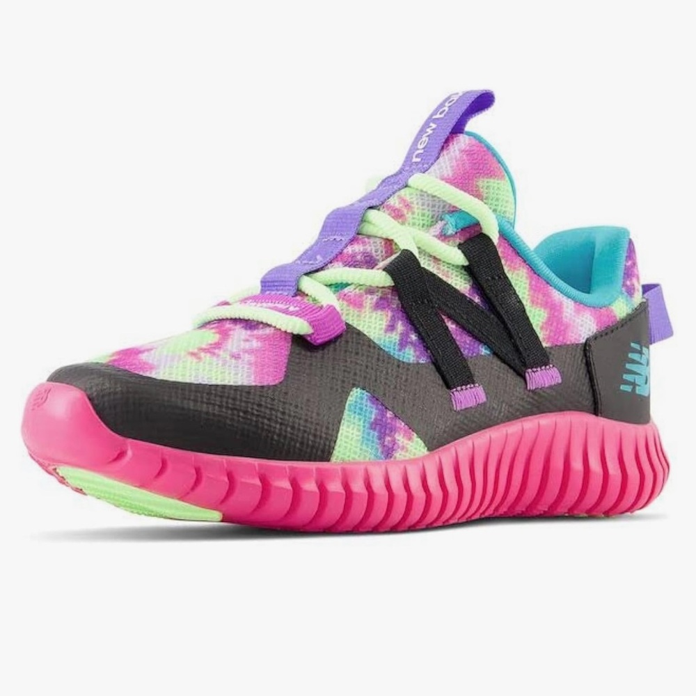 New Balance Kids' Vibrant Pink and Purple Sneakers